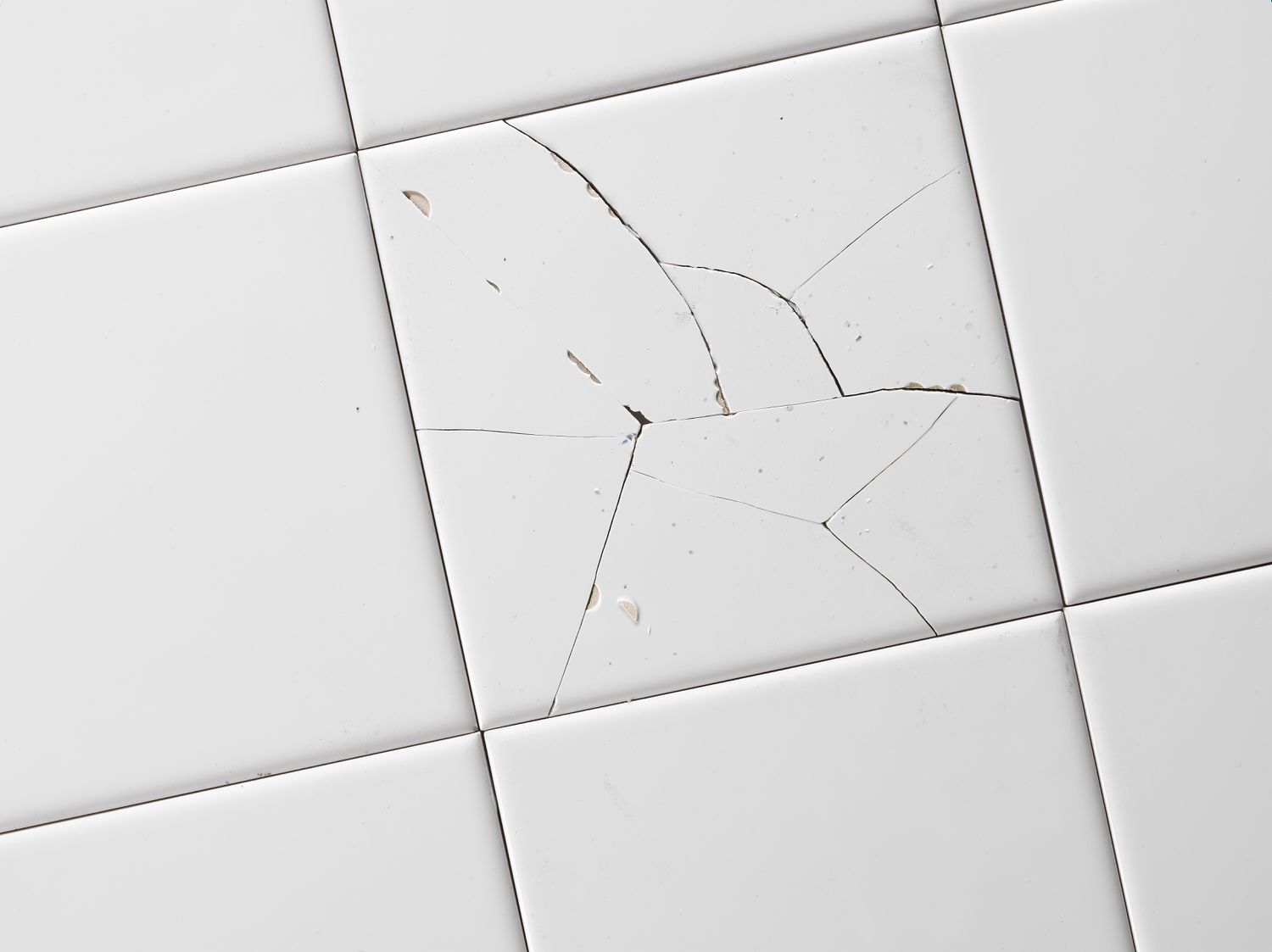 cracked tiles