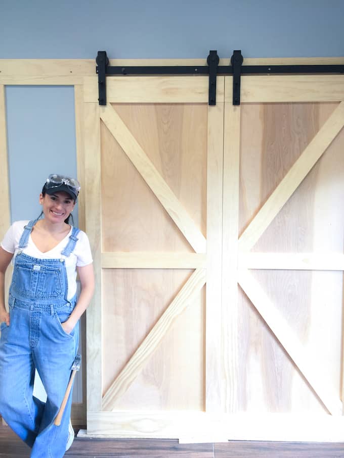 how to build barn doors