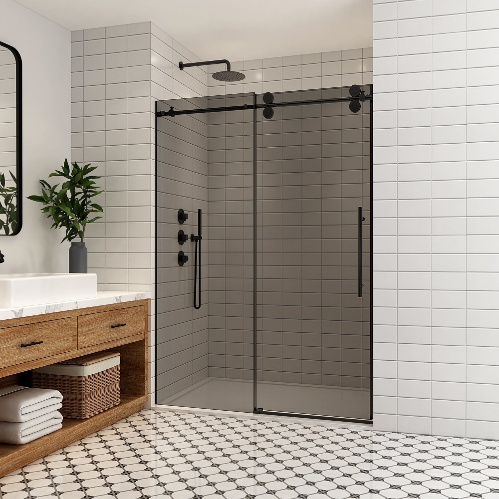 how to get soap scum off glass shower doors