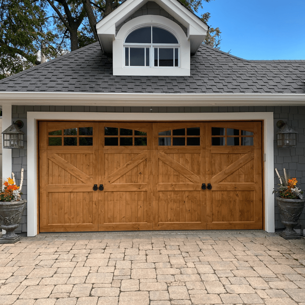 what are garage doors made of