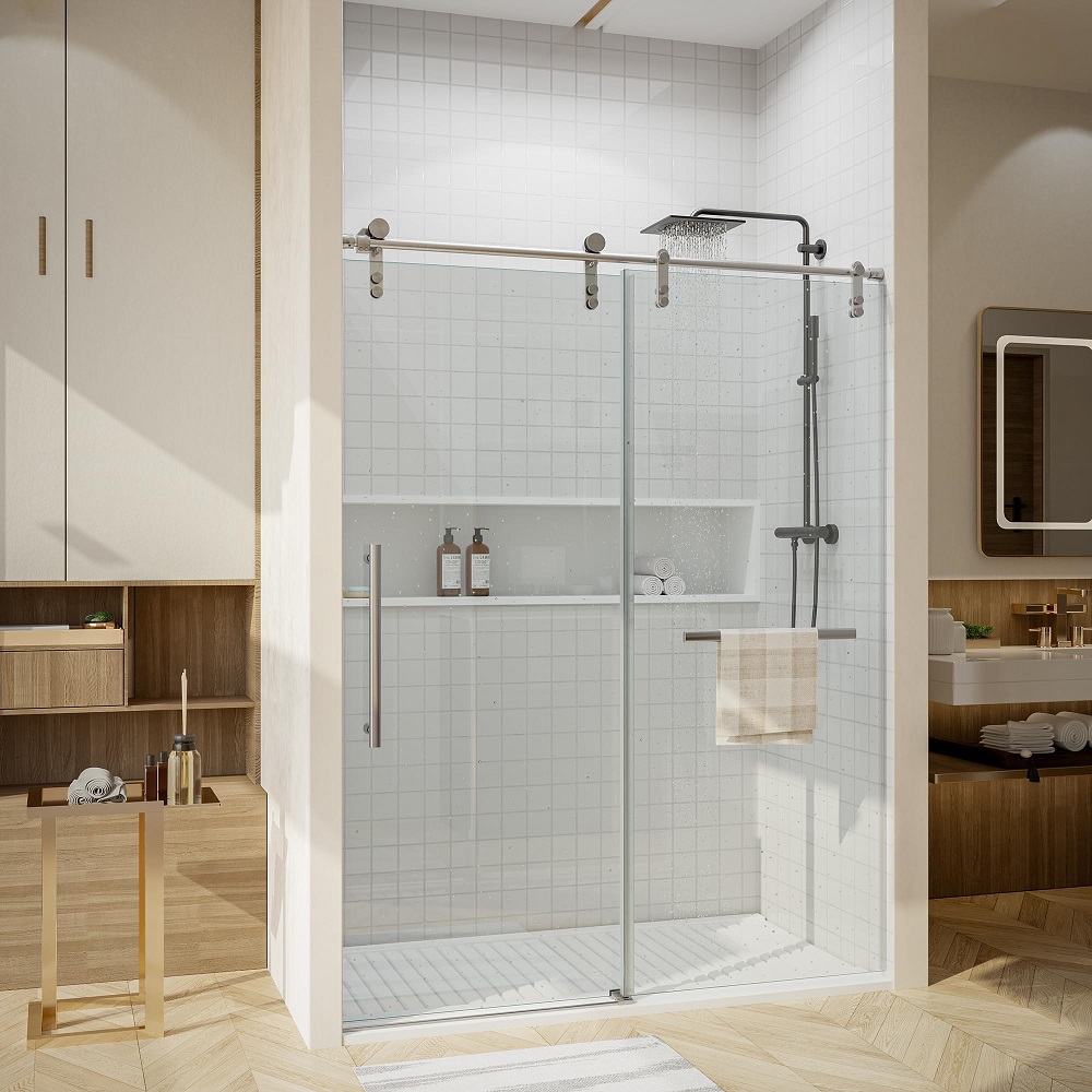 how to get soap scum off glass shower doors