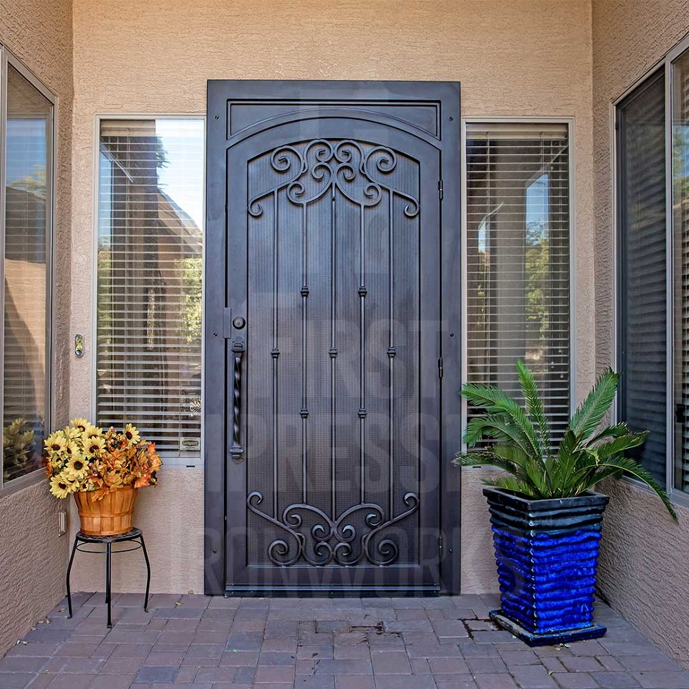 how to secure french doors