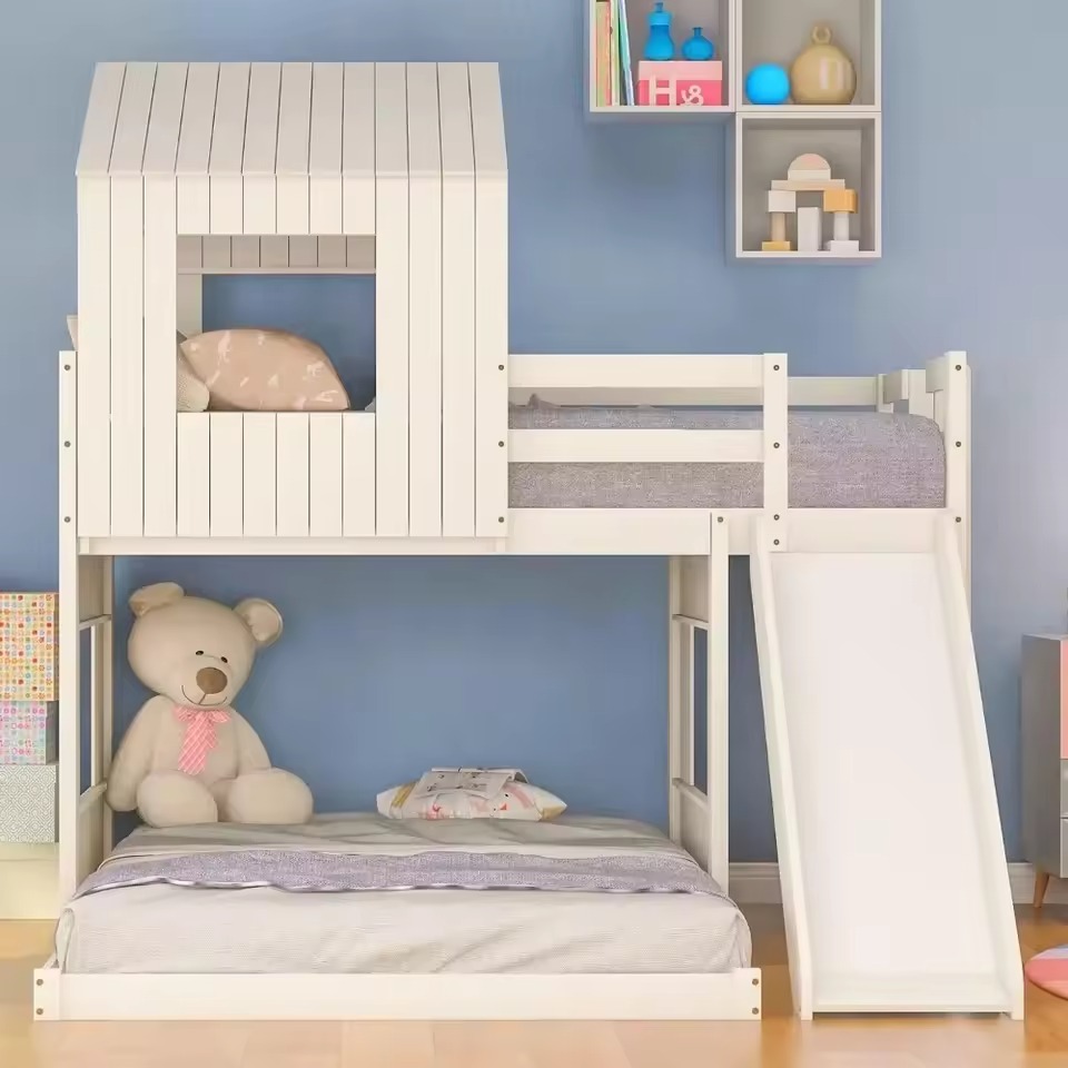 Bunk bed with slide