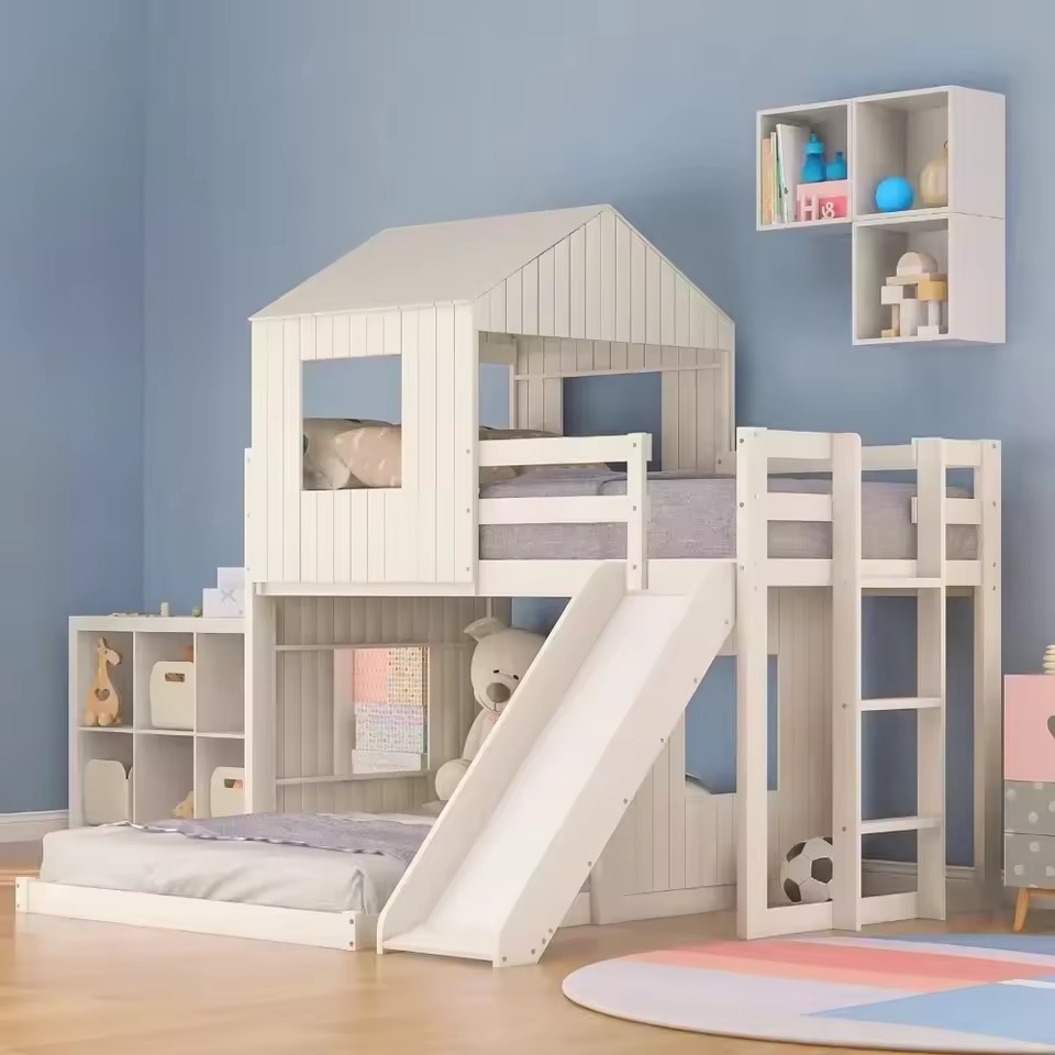 Bunk bed with slide