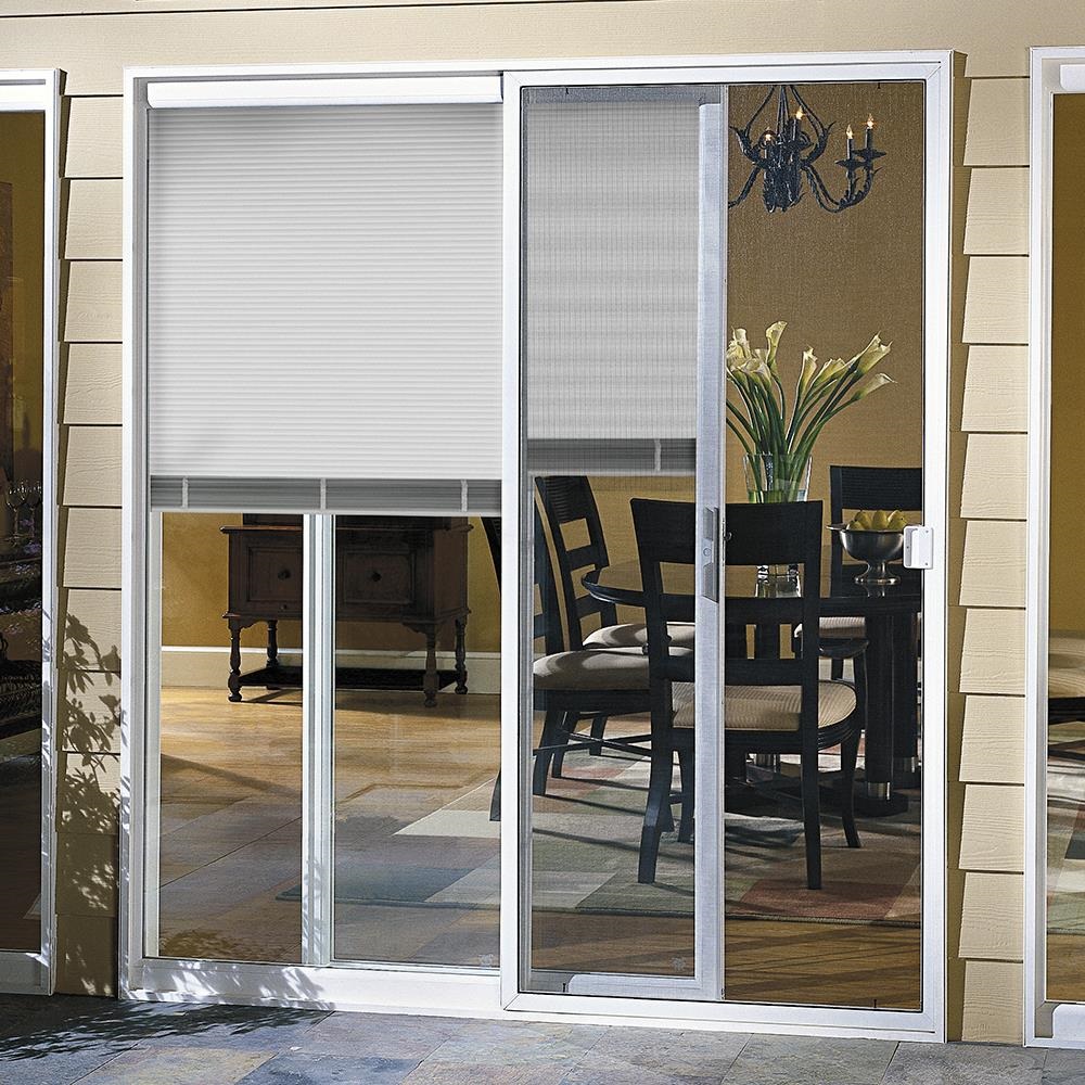 pella french doors with blinds