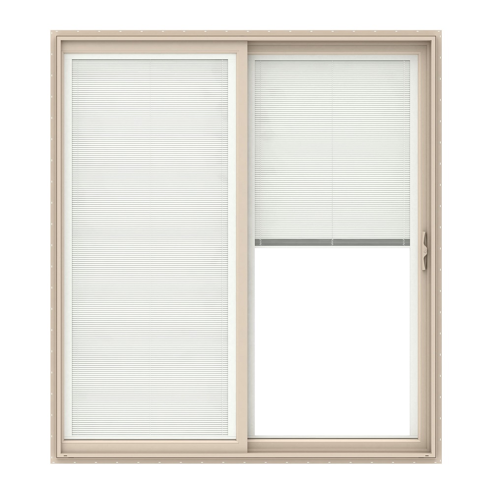 pella french doors with blinds