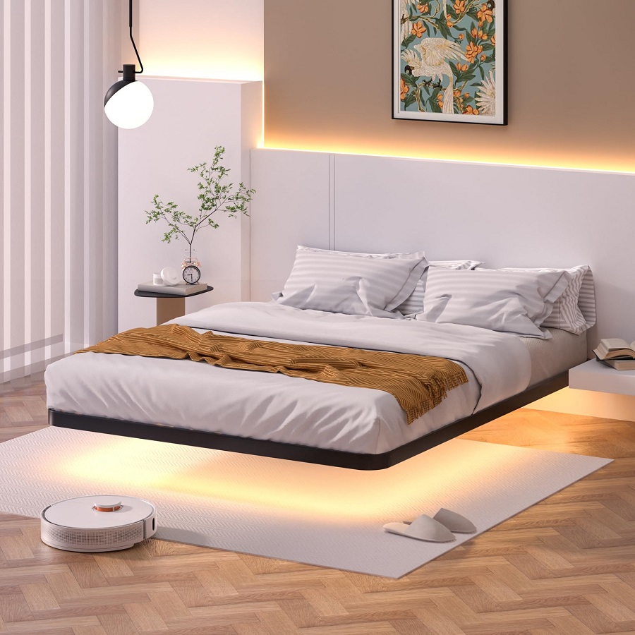 floating bed frame