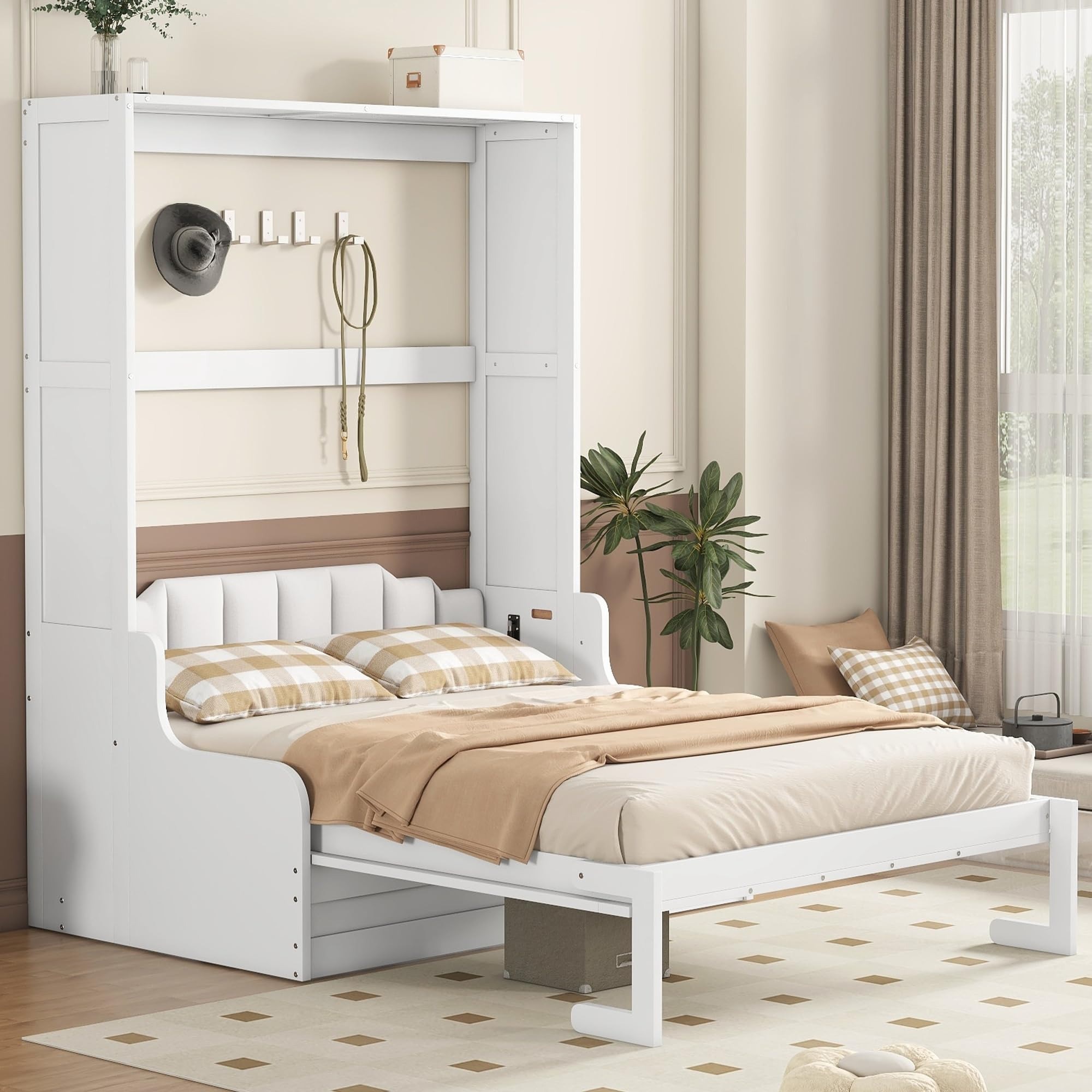 queen murphy bed
