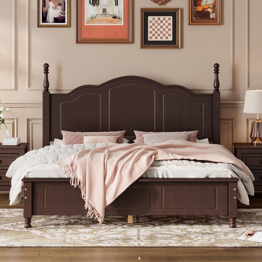 queen bed frame with headboard